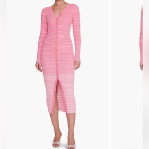 Staud Pink Dress